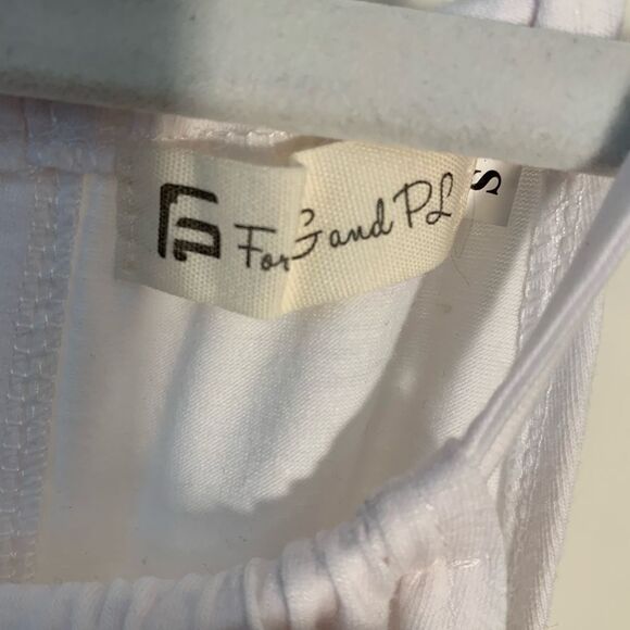 For G and PL EUC white high neck maxi dress Size Small - Picture 5 of 6